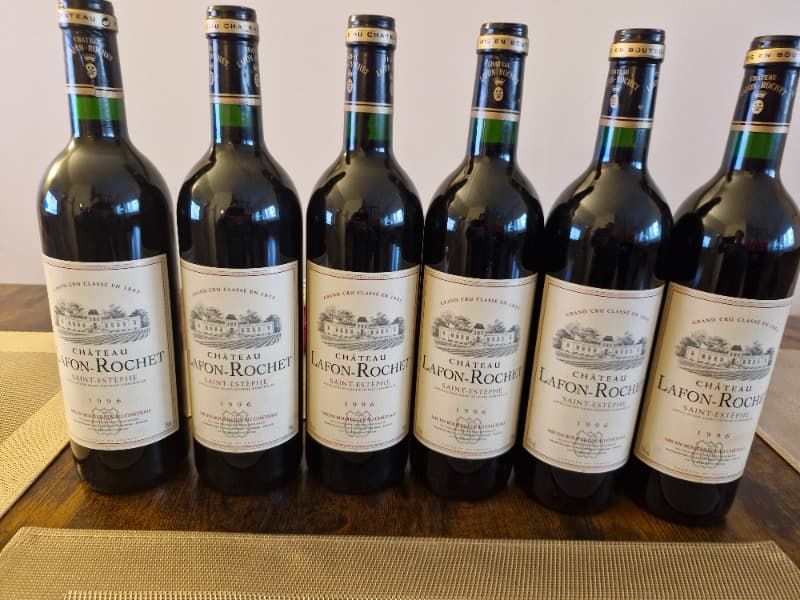 6 x Château Lafont Rochet, Saint-Estèphe, 1996