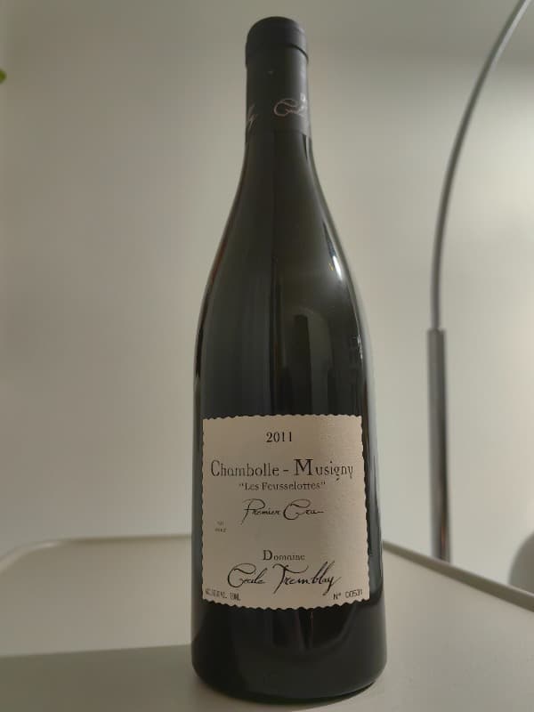 Chambolle-Musigny, 1er Cru Les Feusselottes, Cécile Tremblay, 2011