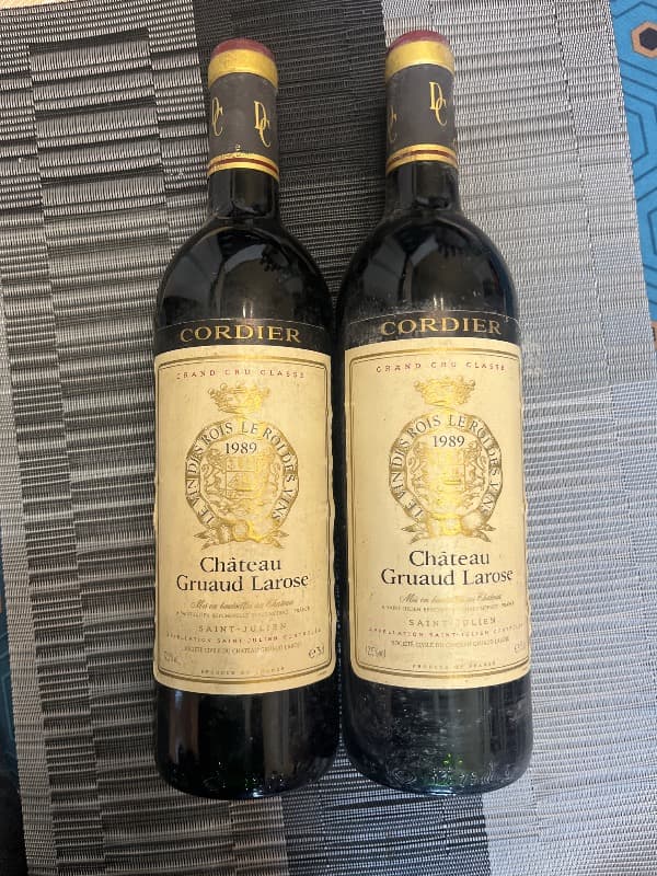 2 x Château Gruaud Larose, Saint-Julien, 1989