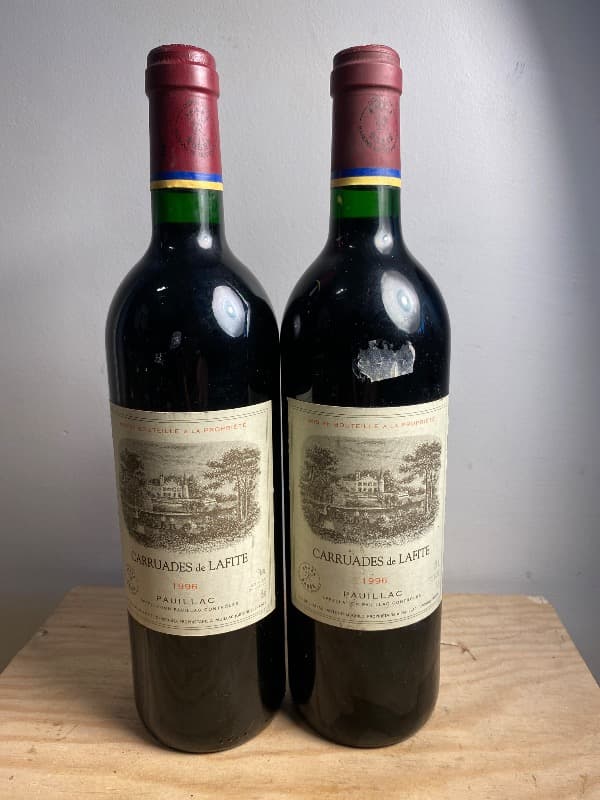 2 x Carruades de Lafite, Château Lafite Rothschild, Pauillac, 1996