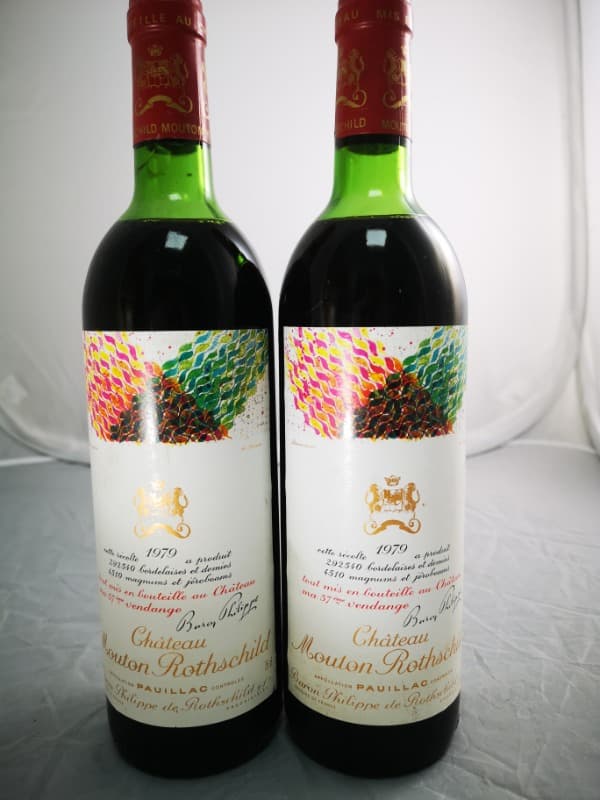 2 x Château Mouton Rothschild, Pauillac, 1979