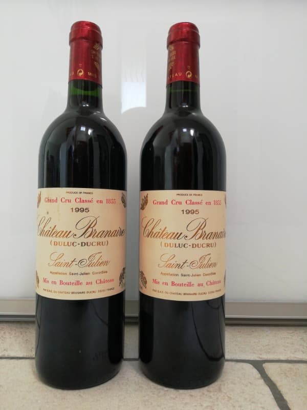 2 x Château BRANAIRE, Saint-Julien, 1995