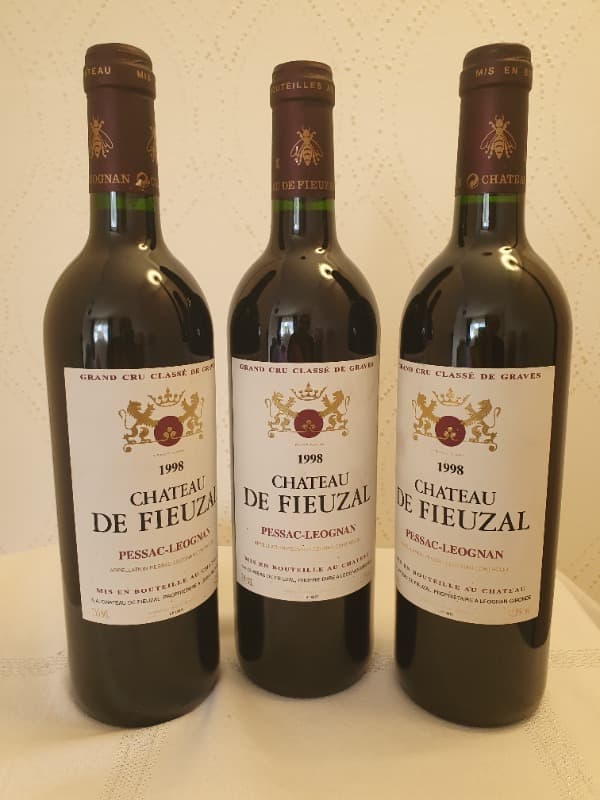 3 x Château De Fieuzal, Pessac-Léognan, 1998