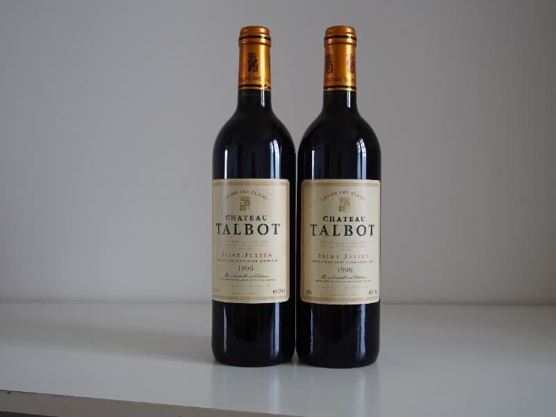 2 x Château Talbot, Saint-Julien, 1996