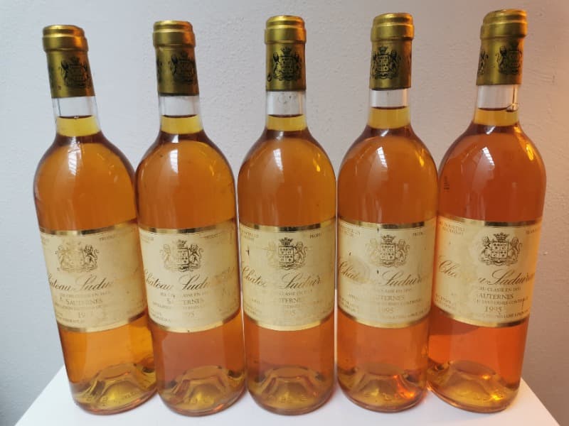 5 x Château Suduiraut, Sauternes, 1995
