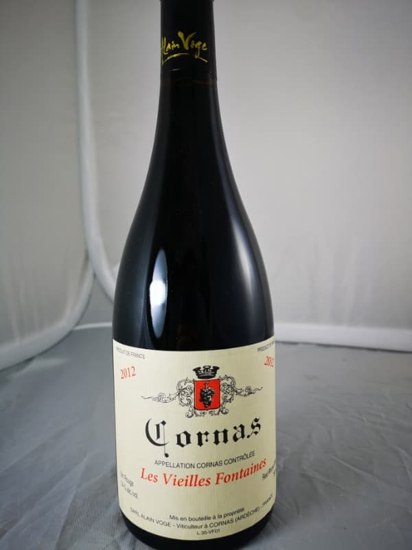 Cornas, Les vieilles fontaines, Alain Voge, 2012