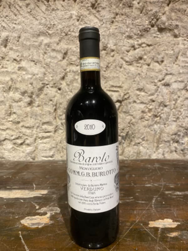 Monvigliero, Comm.G.B. Burlotto, Barolo, 2010