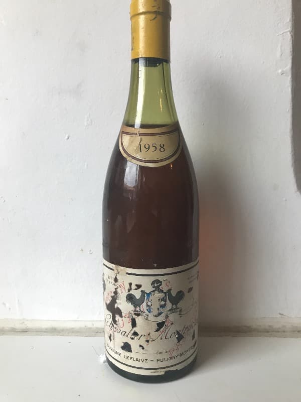 Chevalier-Montrachet, Domaine Leflaive, 1958