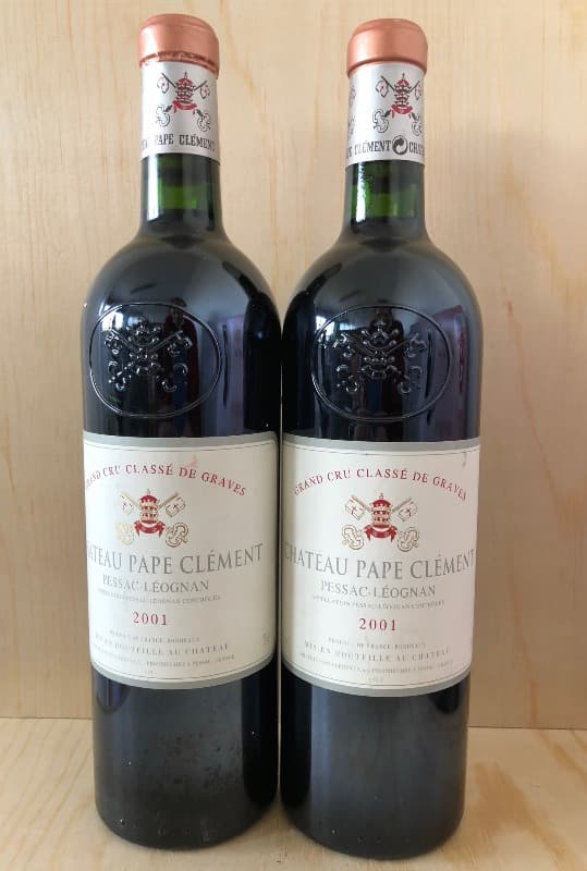 2 x Château Pape Clément, Pessac-Léognan, 2001