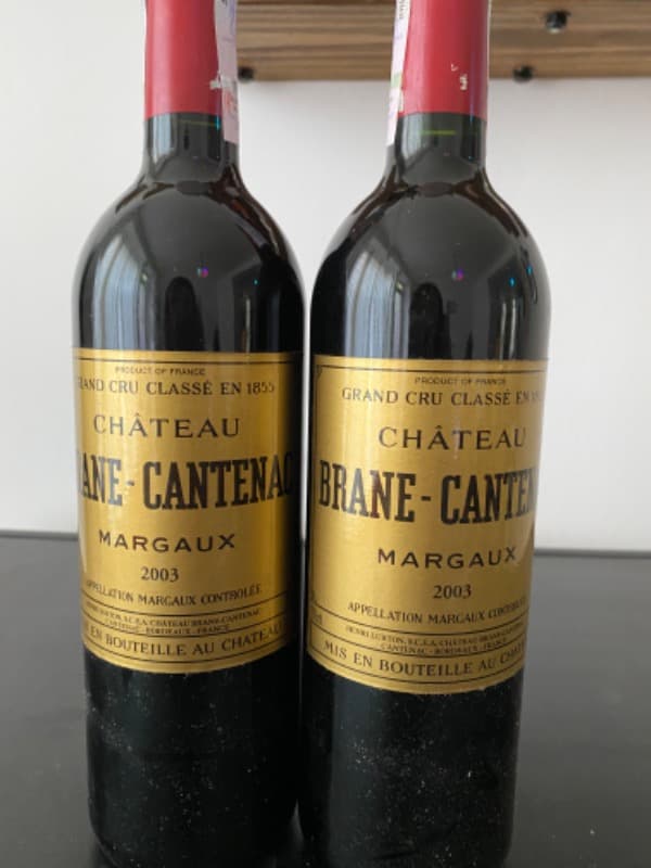 2 x Château Brane-Cantenac, Margaux, 2003