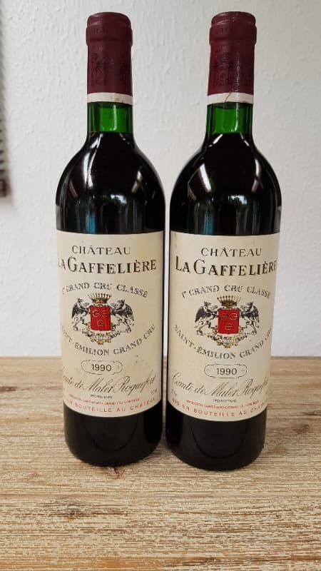 2 x Château La Gaffelière, Saint-Émilion, 1990
