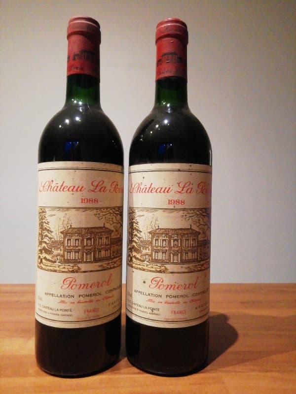 2 x château LA POINTE, Pomerol, 1988
