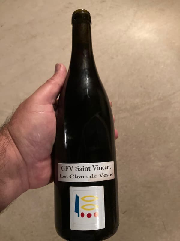Vosne-Romanée, Les Clous, GFV Saint Vincent, Domaine Prieuré Roch, 2019