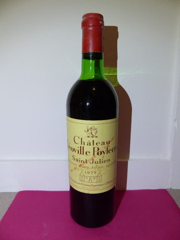 Grand cru classé, Château Léoville Poyferré, Saint-Julien, 1977