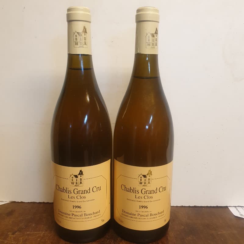 2 x Chablis Grand Cru, les Clos, Pascal Bouchard, 1996