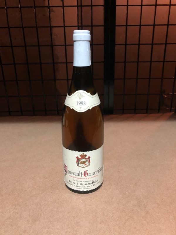 Meursault, 1-er cru - Genevrieres, Bernard Boisson-Vadot, 1998