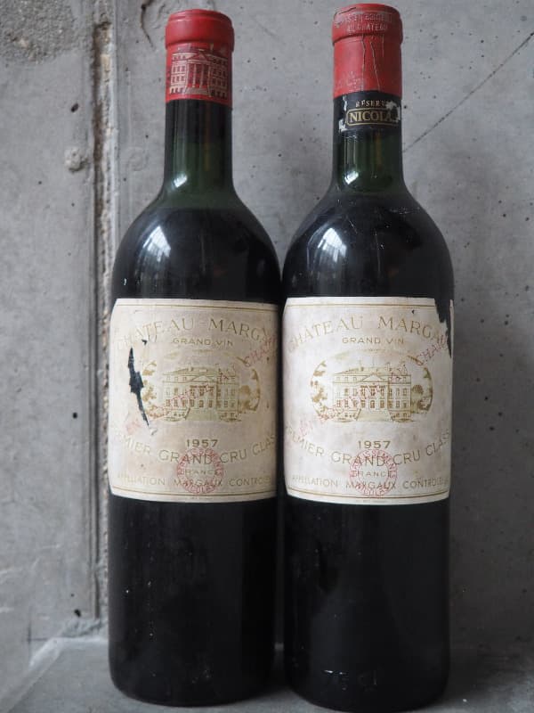 2 x Château Margaux, Margaux, 1957