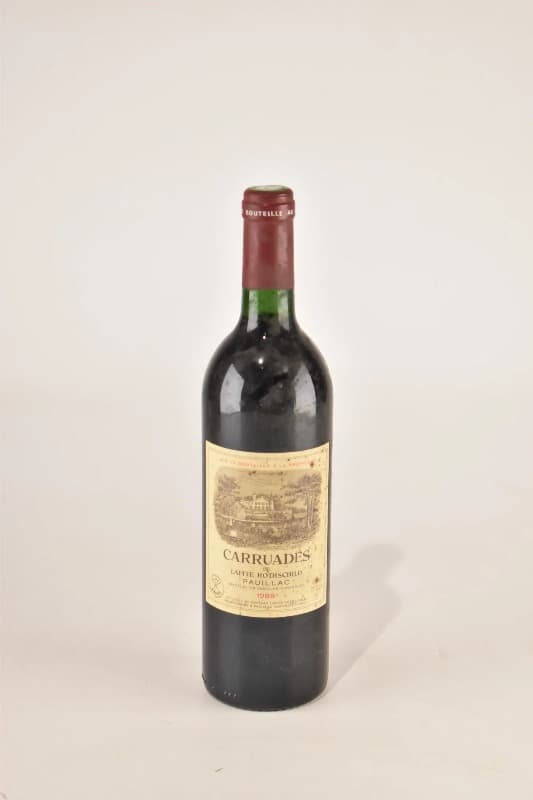 Carruades, château Lafite Rothschild, Pauillac, 1988