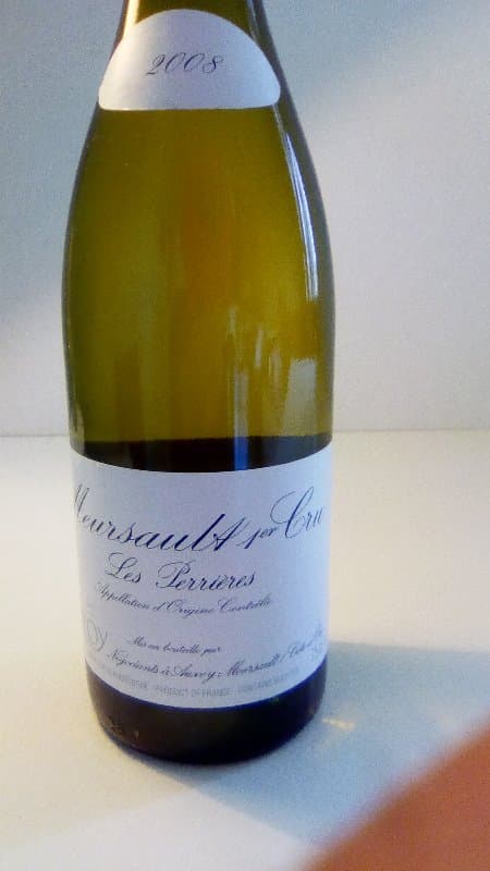 Meursault, 1er cru LES PERRIERES, Domaine LEROY, 2008