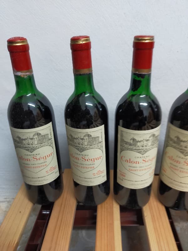 10 x CHATEAU CALON SEGUR, Saint-Estèphe, 1989