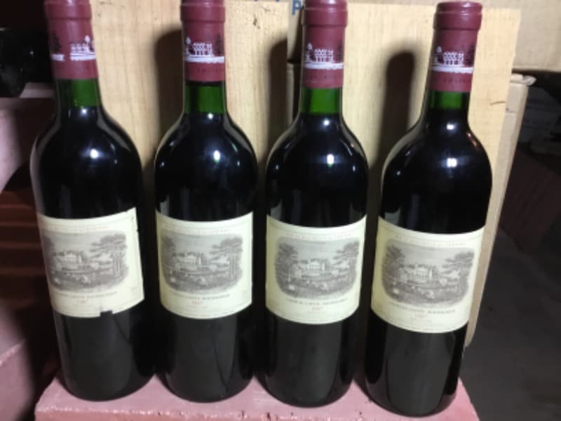 4 x Château Lafite Rothschild, Pauillac, 1987