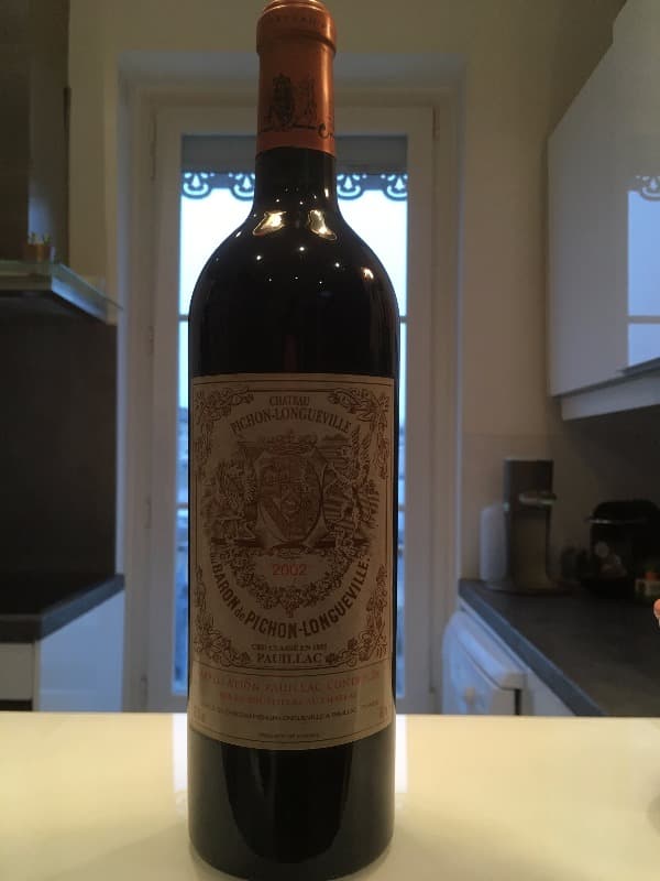 Baron de Pichon-Longueville, Château Pichon-Longueville, Pauillac, 2002