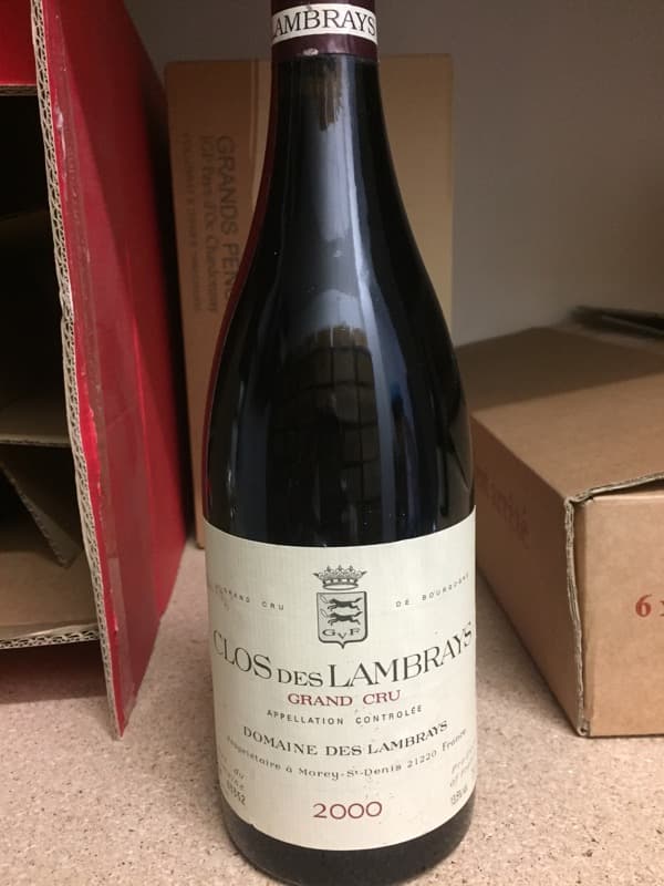 Clos-des-Lambrays, GRAND CRU, DOMAINE DES LAMBRAYS, 2000