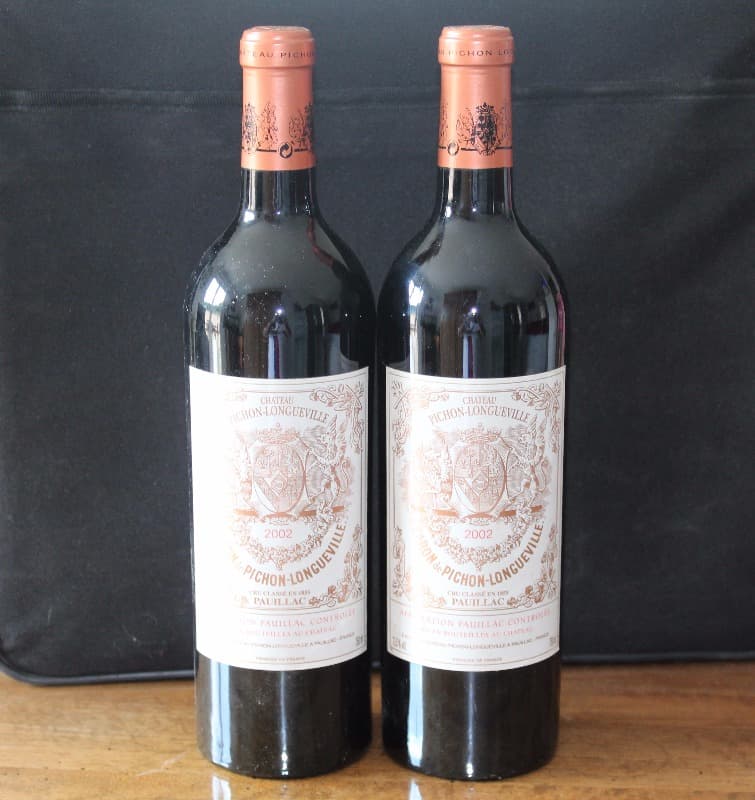 2 x Baron de Pichon Longueville, Pauillac, 2002