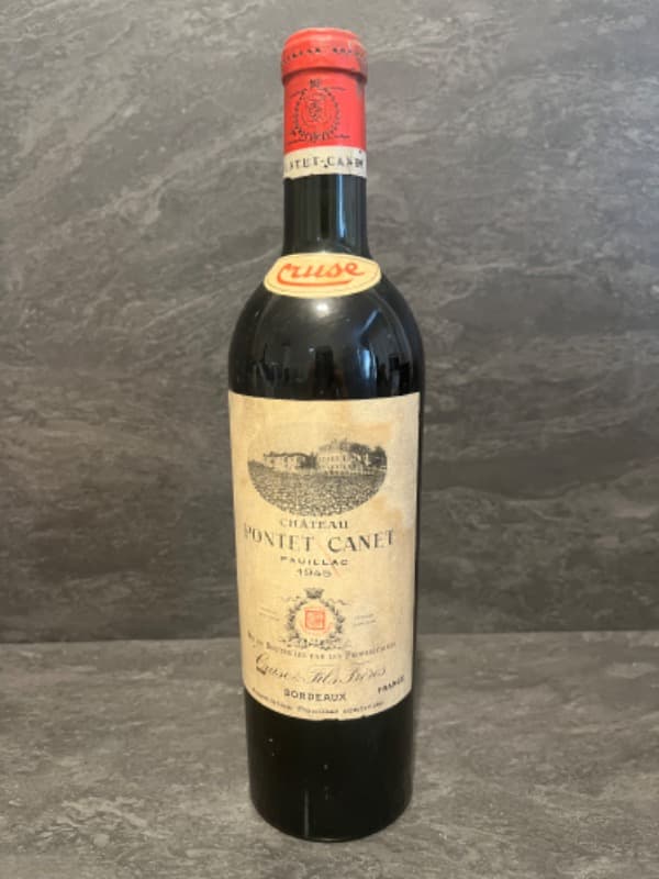 Château Pontet Canet (Cruze), Pauillac, 1945