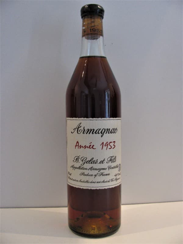GELAS, Armagnac, 1953