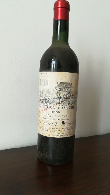 Chateau Rolland, Pauillac, 1958