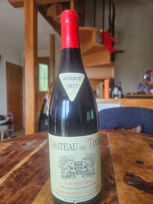 Vacqueyras, château des Tours, 2017