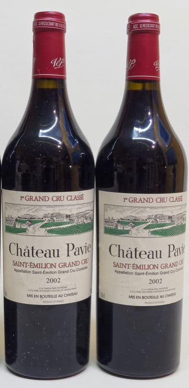 2 x Château Pavie, Saint-Émilion, 2002