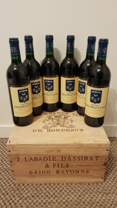 6 x Grand Cru Classé de Graves, Château SMITH HAUT LAFITTE, Pessac-Léognan, 1993