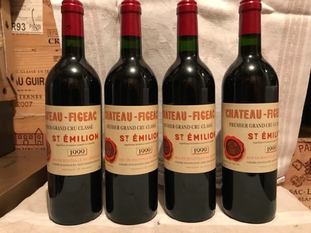 4 x Château Figeac, Saint-Émilion, 1999