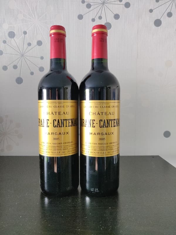 2 x Brane Cantenac, Margaux, 2005