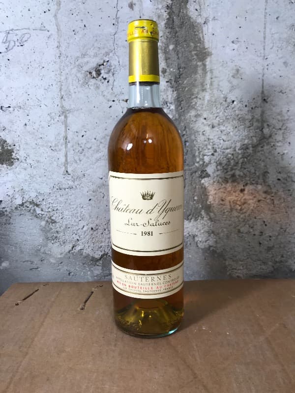 Château d'Yquem, Sauternes, 1981