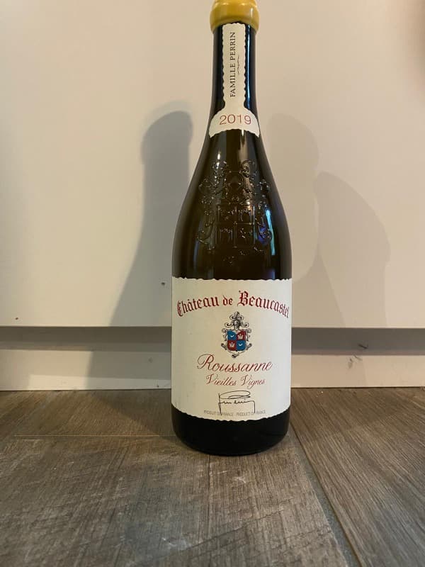 Châteauneuf-du-Pape (Bc/Wh), Roussanne vieilles vignes, Château Beaucastel, 2019