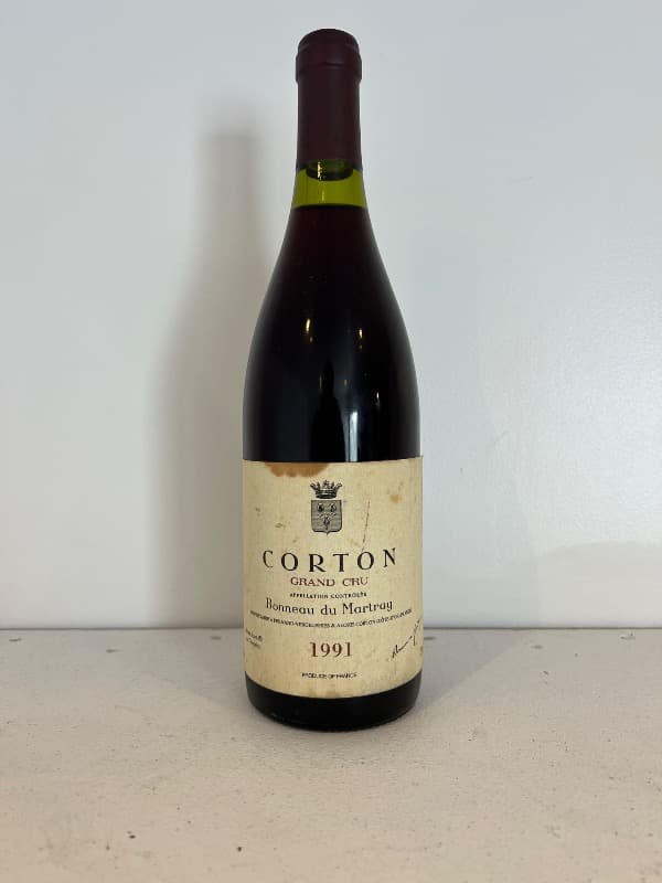 Corton, Grand cru, Bonneau du Martray, 1991