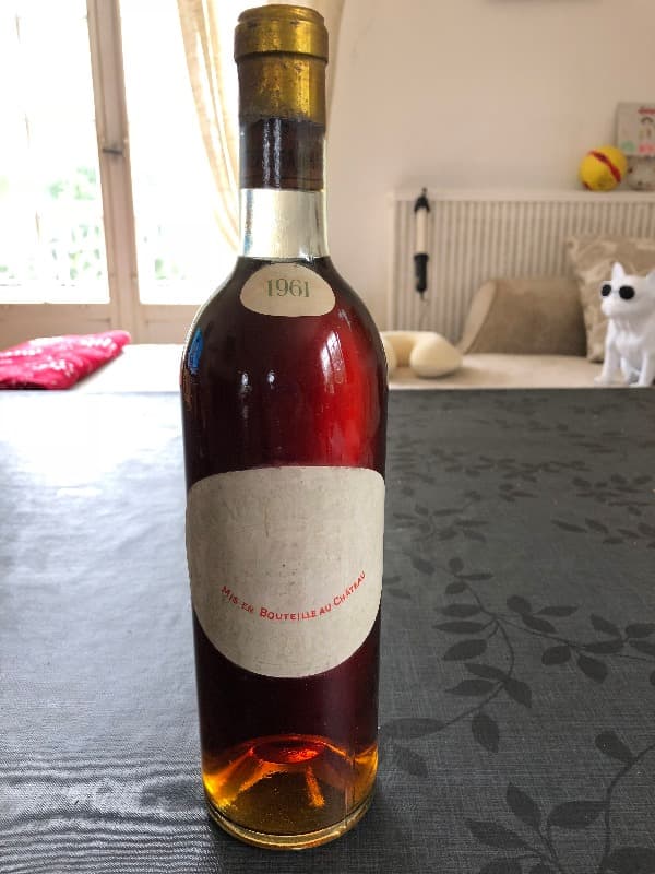 Propriétaire Docteur Bourdier, Château Raymond Lafon, Sauternes, 1961