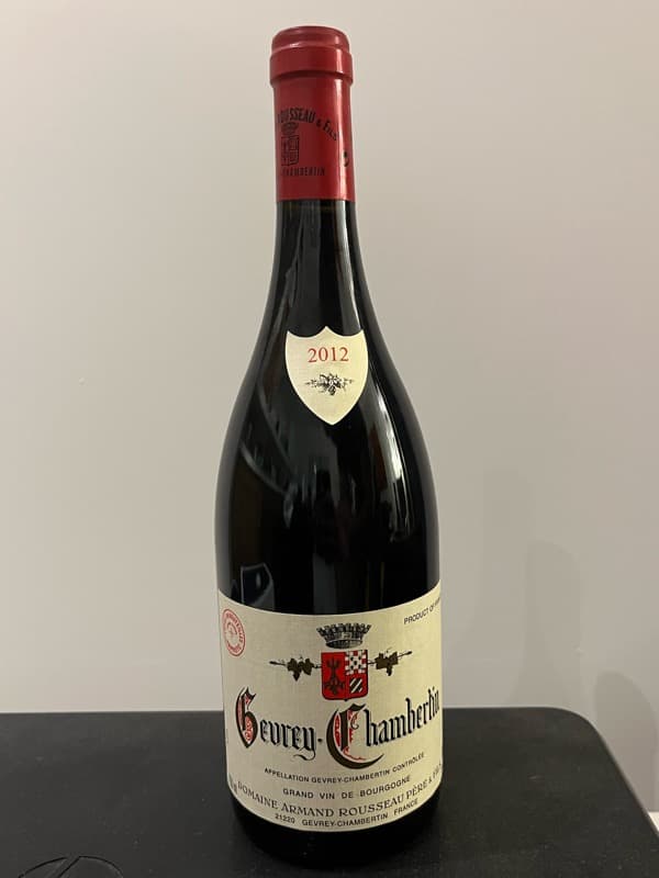 Gevrey-Chambertin, Domaine Armand Rousseau Pere et Fils, 2012