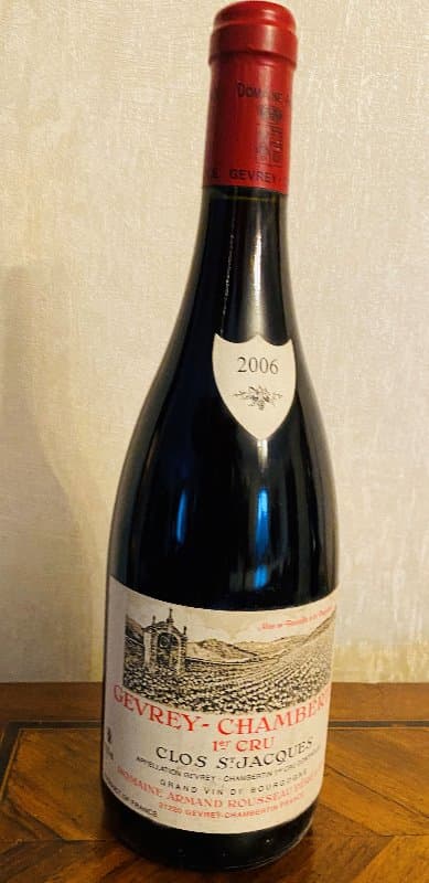 Gevrey-Chambertin, 1er cru Clos Saint jacques, Armand ROUSSEAU, 2006