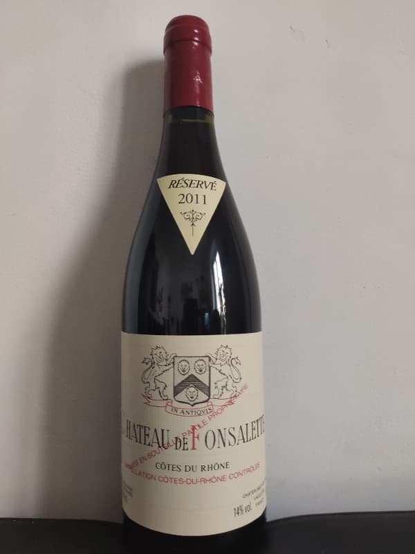 Côtes-du-Rhône, Château des Fonsalette, 2011