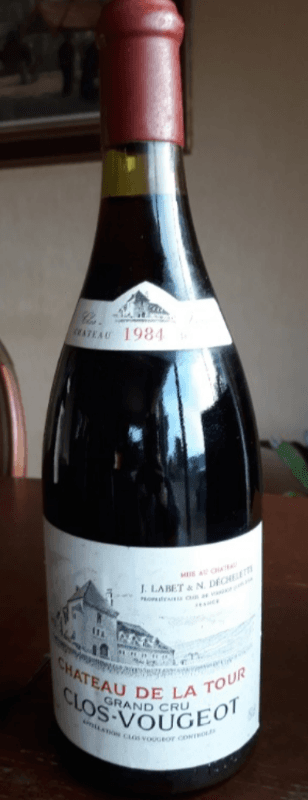 Clos de Vougeot, Chateau de la Tour Grand Cru, 1984 (Magnum)