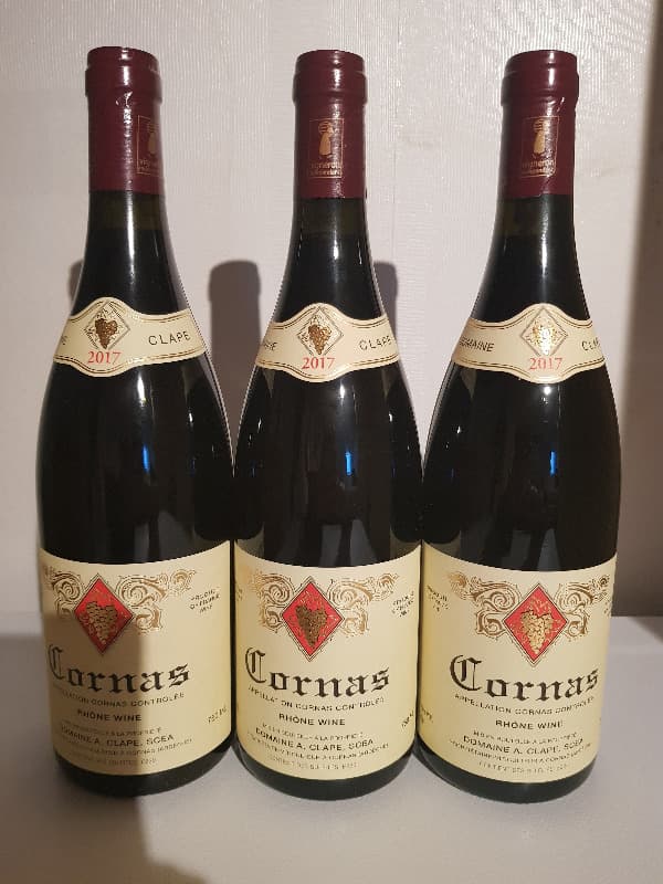3 x Cornas, CLAPE, 2017