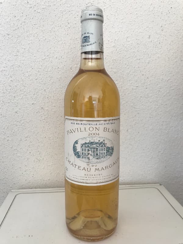 Pavillon blanc, Château Margaux, Bordeaux Blanc Sec, 2004