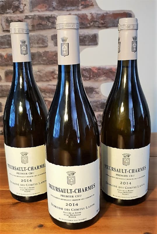 3 x Meursault, 1er Cru Charmes, Comte Lafon, 2014