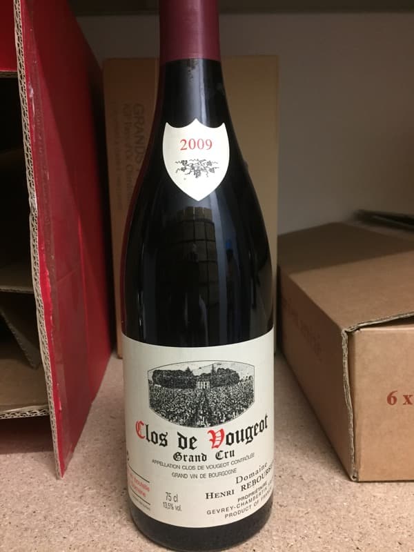 Clos de Vougeot, GRAND CRU, REBOURSEAU, 2009