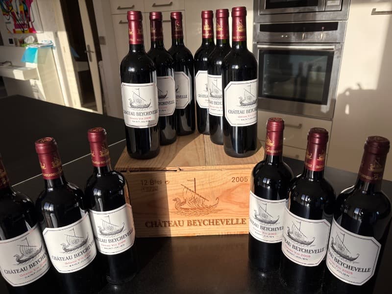 12 x CBO/OWC château Beychevelle, Saint-Julien, 2005