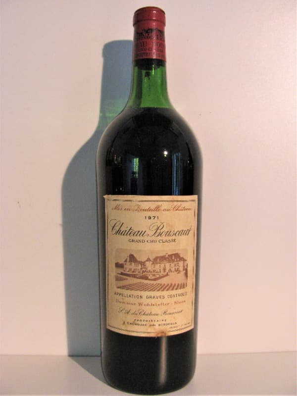 Grand Cru Classé, Château Bouscaut, Graves, 1971